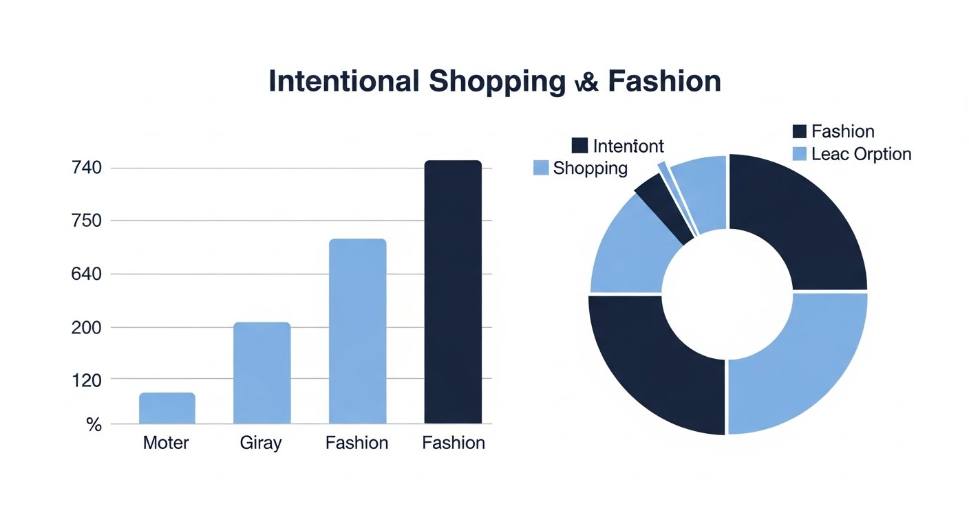 intentional shopping fashion - chart 6 illustration