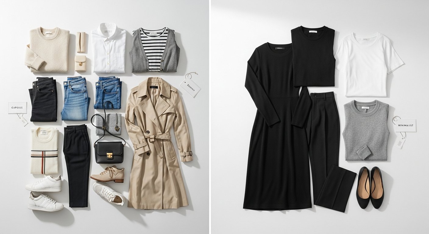 capsule vs minimalist wardrobe - photo 2 illustration