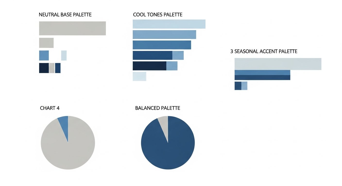 capsule wardrobe color palette - chart 6 illustration